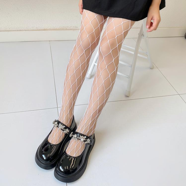Girls Fishing Net Socks Summer Large, Medium and Small Mesh Socks Women's Small Pantyhose Bottom Net Socks