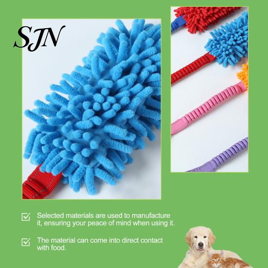 Fetch Toys for Dogs Dog Rope Toy, Durable Interactive Plush Tug with Reinforced Handles, Safe Polyester Chew Dental Cleaning Toy Small Large Pet Oral