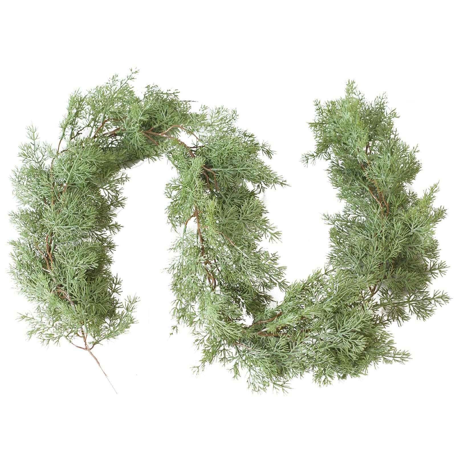 

1,8 м Норфолк имитация ротанга на ощупь материал мягкий клей входная дверь подвесное украшение лестница настольные украшения One Size