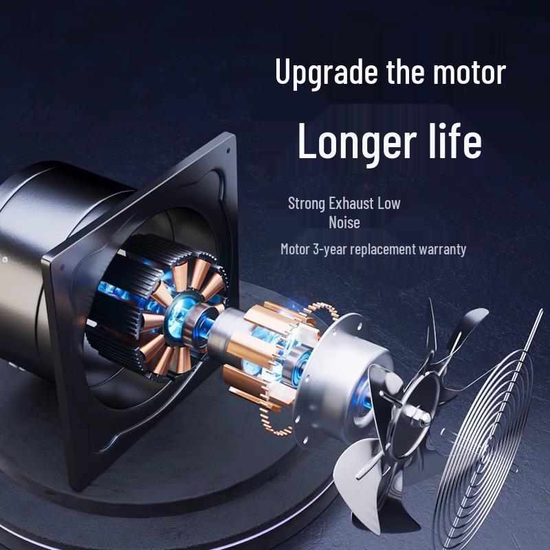 Leistungsstarker Küchen- und Badezimmer-Abluftventilator - Dunstabzug, Kostenloser Versand