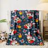 Christmas Bunny Pattern Blanket bedroom Blanket for Livingroom Couch lunch break Soft throw for Friend's festival Gift