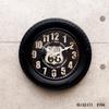 Akizuki Trading Wall Clock RT66 Antique Tire Clock HLCQ1471 Co., Ltd. 40×H6cm