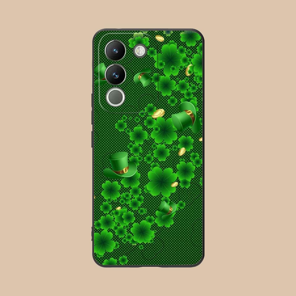 

Saint Patrick s Day Mobile Phone Case for VIVO V60 V50 V40 V30 V29 V27 V25 V23 Pro Lite 5G Colorful Printing Cover Cover Luxury vivo V23e