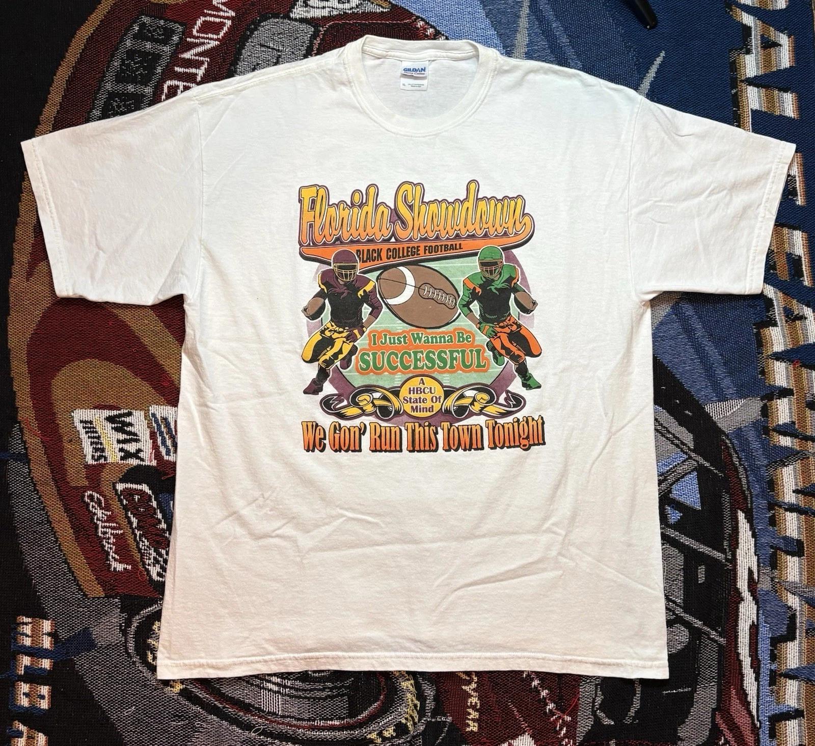 HBCU Florida Showdown Miami Shirt XL FAMU Rattlers Bethune Cookman Football Game S