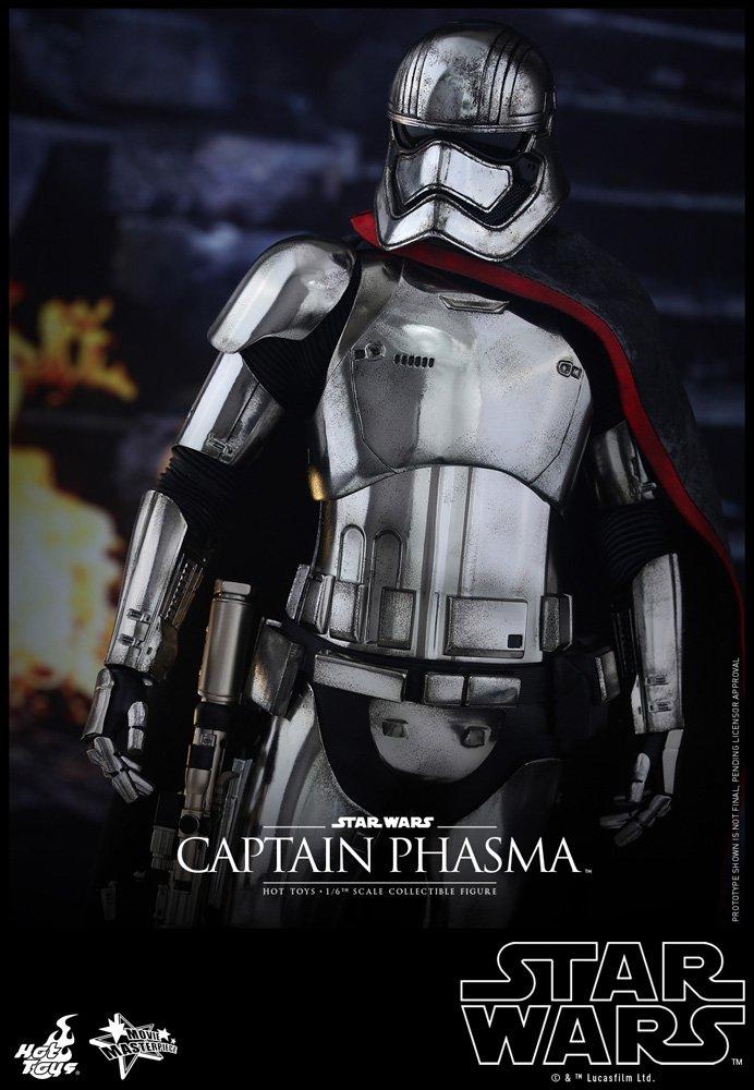 Movie Masterpiece Star Wars: The Force Awakens Capitã Phasma escala 1/6 figura de ação de plástico pré-pintada