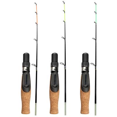 50cm přívlačový rybářský prut 1 špička s dřevěnou rukojetí pro candáta okouna crappie štiku pstruha náčiní ultra lehký/středně lehký/střední