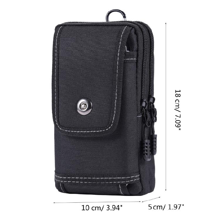 Multifunctional Phone Belt Bag Oxford Carrying Bag for Men Cellphone Pouch Cover