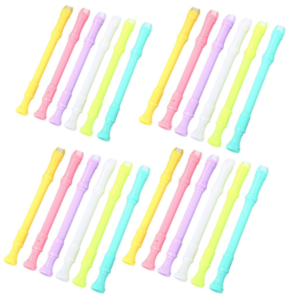 geneX Ballpoint Vertical Interesting Total of 24 Pieces Set Recorder-shaped Pen, Pen, Whistle, Stationery,