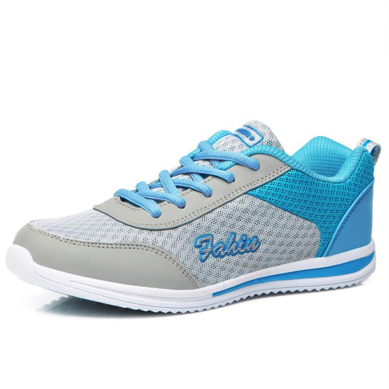 Women's Sneakers Breathable Fashion  New Trainers Solid Color Sneakers Women Mesh Fabric Lace Up Woman Shoes Female Footwear