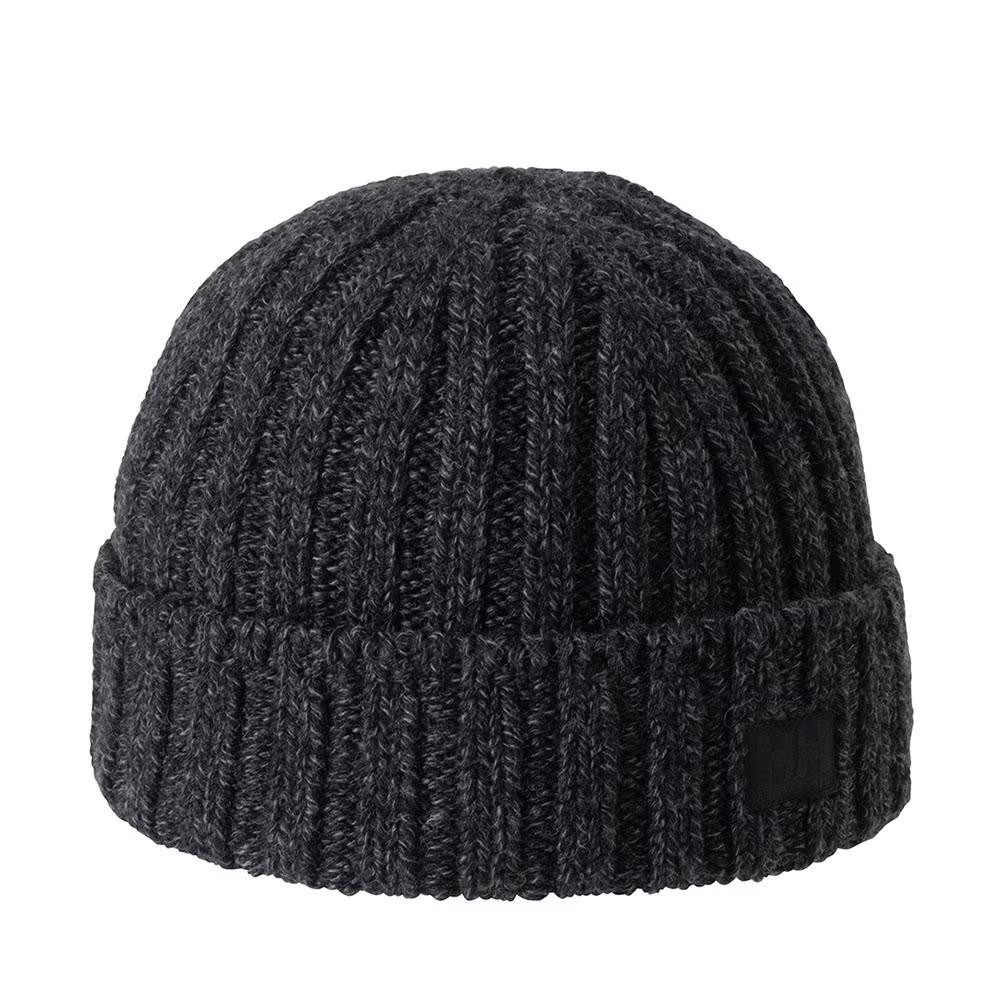 Helly Hansen Bulky Beanie HC92252 Black Gray Free Size Knit Cap