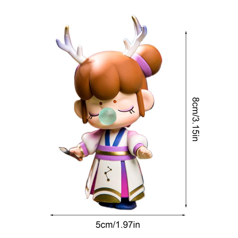 Fox Animal Statue Desktop Fox Fairy Model Statue Decorative Tabletop Ornament Fox Fairy Model For Boys Girls Table Shelf Kid