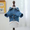 Autumn Winter Dog Jeans Coat Designer Denim Clothes Jacket for Small Medium Dogs Puppy Outfit Yorkie Apparel Shitzu Costumes