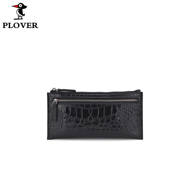 PLOVER Men's Crocodile Pattern Business Wallet