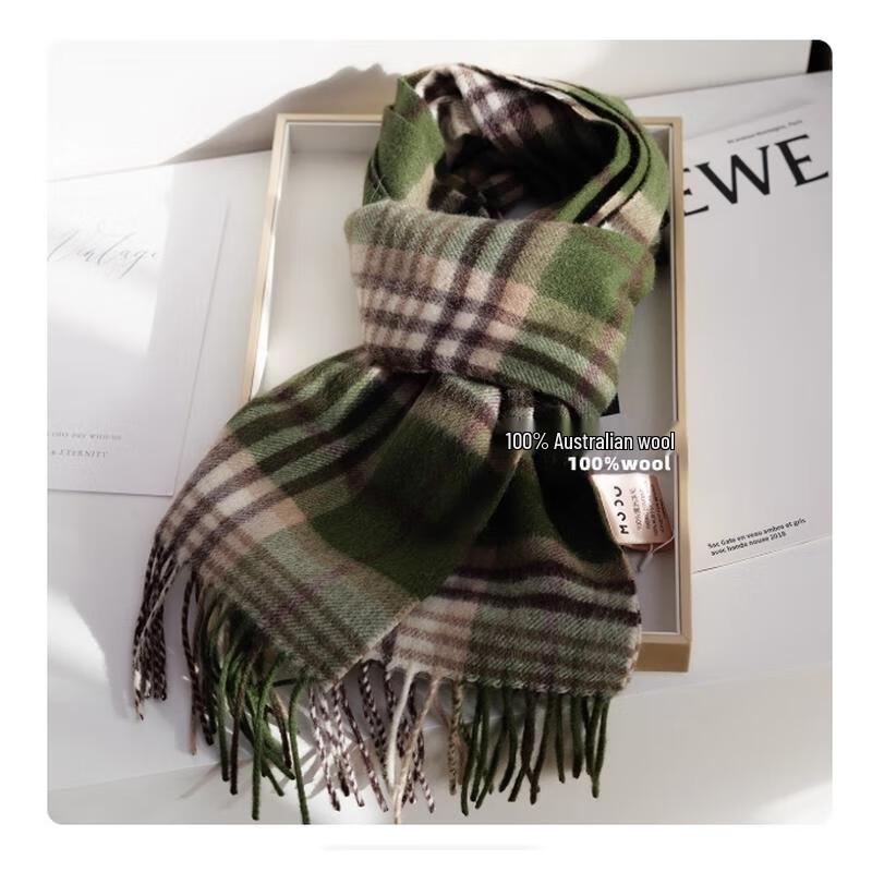 HANDUNYOU Winter Plaid Scarf