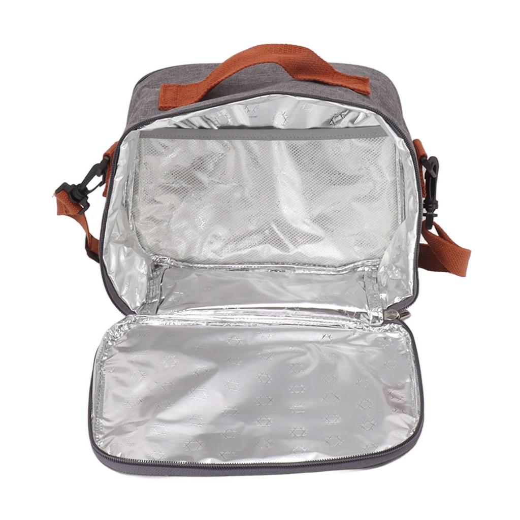 Lunchtasche Großes Fassungsvermögen Gute Wärmeisolierung Wasserdicht Tragbar Abendessen Isolierung Lunch Henkeltasche B 8012 1