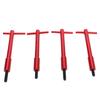 4PCS Valve Cover T Bar 1 4in 20 Red Aluminum Valve Cover Wing Nut Replacement for Chevy V8 1955 1986