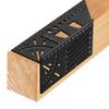 Measuring Ruler Tool, Carpenter's Square Ruler, Woodworking Degree Ruler, Miter Angle Measurement, Size Ruler Gauge, Woodworking Layout Tool, Measurin