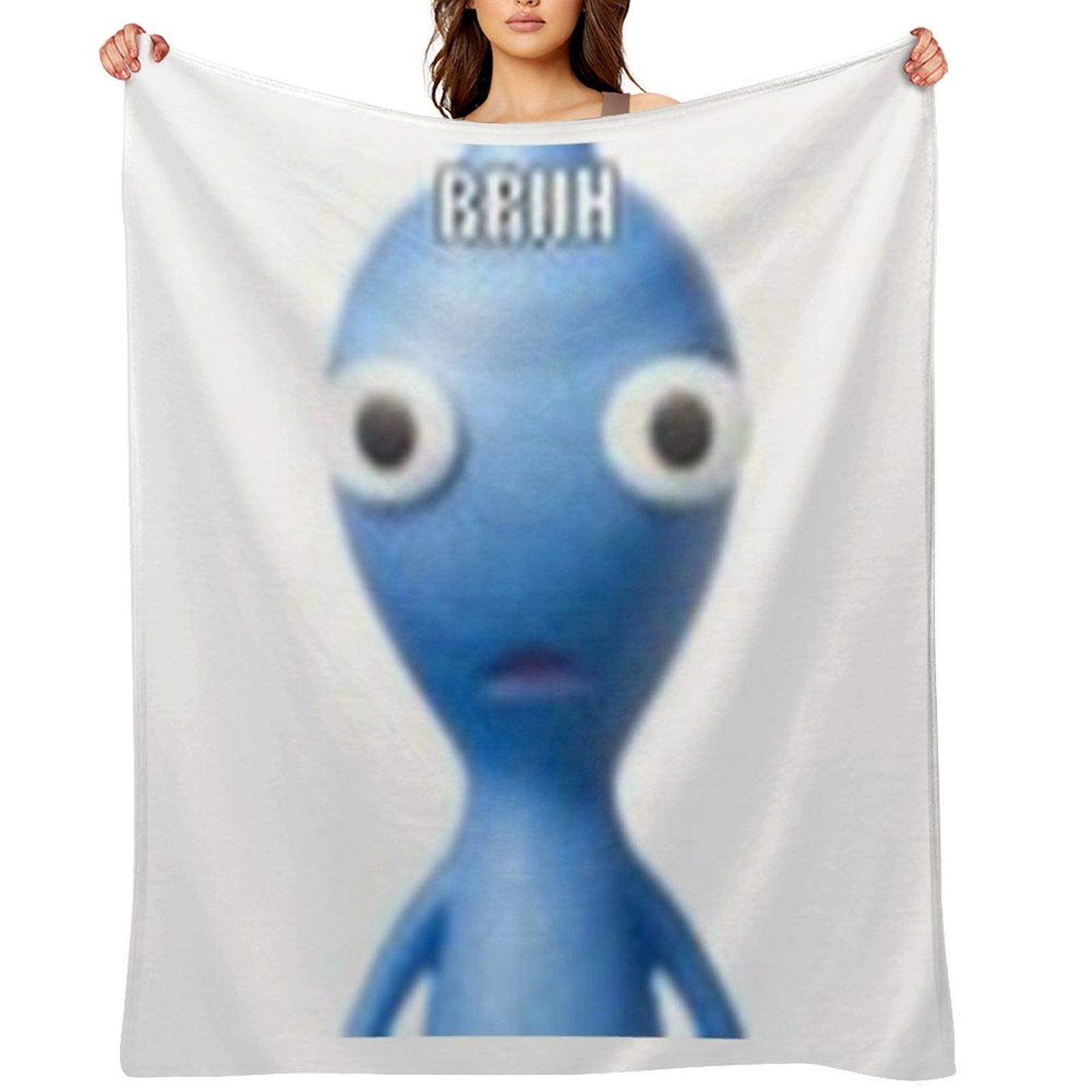 BRUH Pikmin 2 Throw Blanket Warm Heavy Soft Plaid Sofa Blankets 30x40in