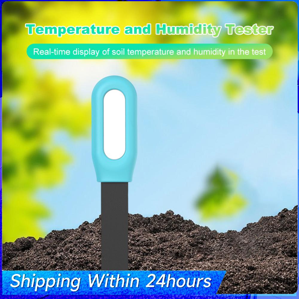 

2 In 1 Soil Moisture Sensor Multi-Purpose Humidity Temperature Sensor Plant Intelligent Measuring Instrument for Indoor Outdoor China Mainland