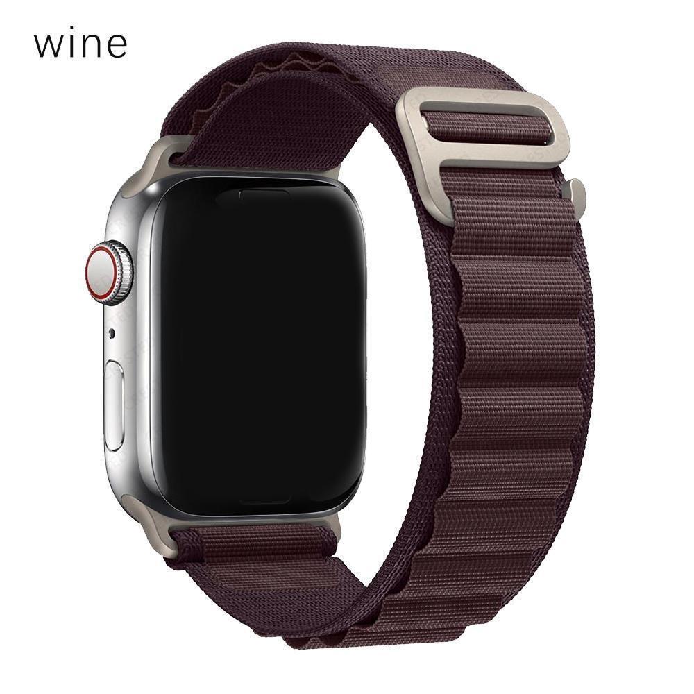 Alpine Loop Band for Apple Watch Ultra 2/Ultra 49mm 45mm 41mm 44mm 40mm 42mm Sport Nylon Outdool Breathable Strap for iWatch Series 9 8 7 SE 6 5 4 3