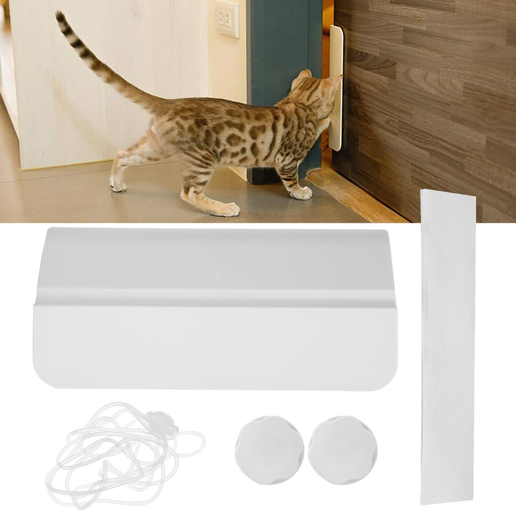 Plastic Safe Pet Anti Door Closing Device Reliable Simple Installation for Cats Dogs