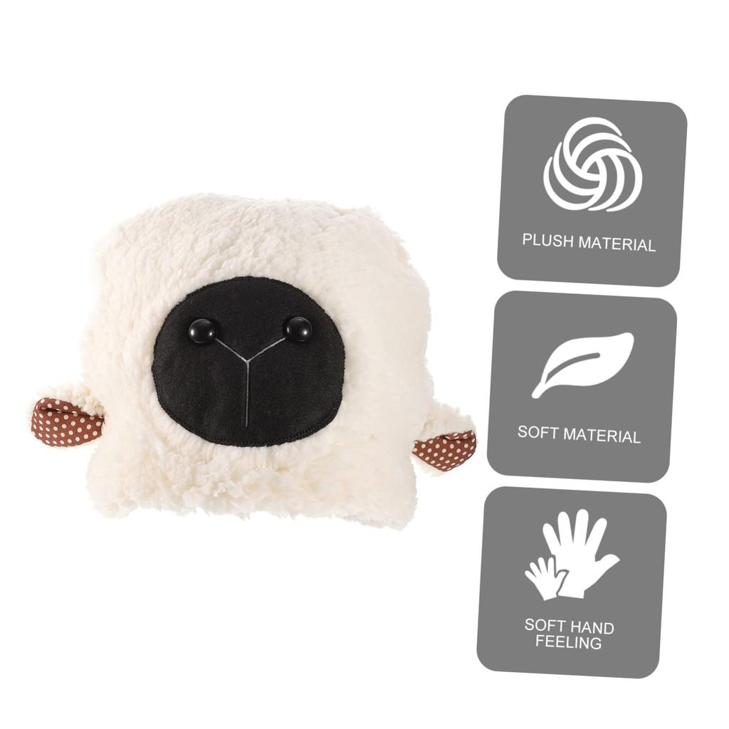 NOLITOY Sheep Ear Hat, Sheep Ear Headgear, Cosplay Prop, Fluffy and Lightweight Sheep Ear Cap for Parties, Photo Shoots, and Sheep Costumes