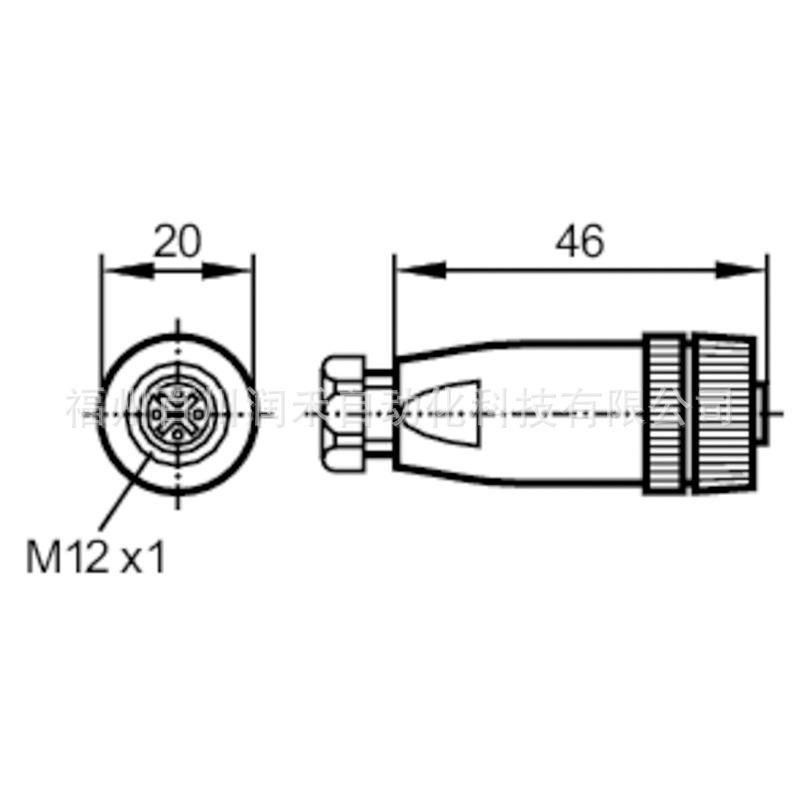 E11774 E11747 ifm Sensor Accessories: New Original Wiring Socket Available E11774