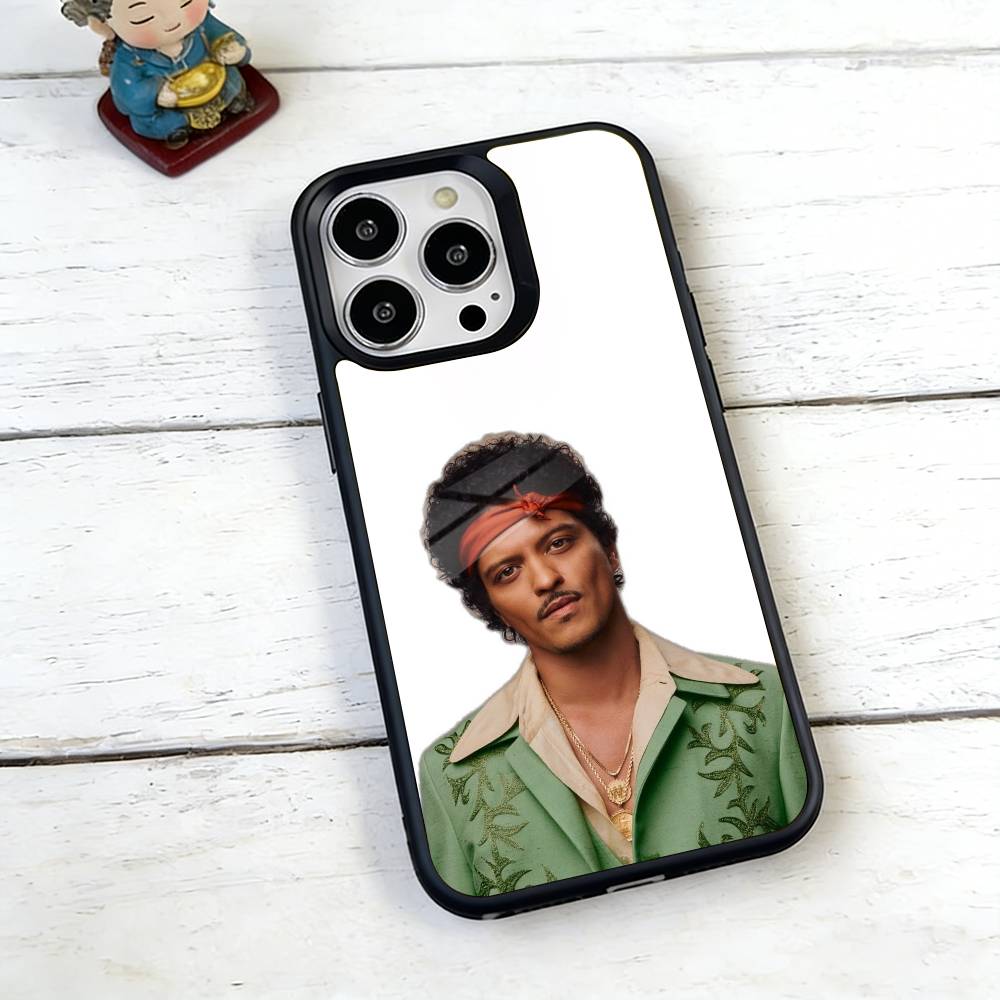 Singer B-Bruno M-Mars Phone Case For iPhone17,16,15,14,13,12,11 Plus,Pro Magnetic with Magsafe Wireless Charging