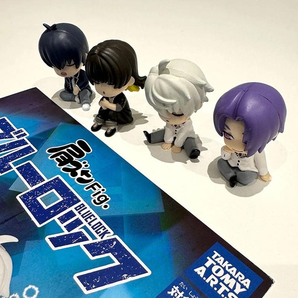 Blue Lock Figures Bachira Meguru Figure Nagi Seishiro Isagi Yoichi Mikage Reo Anime Figure Q Version Model Pvc Statue Doll Gifts