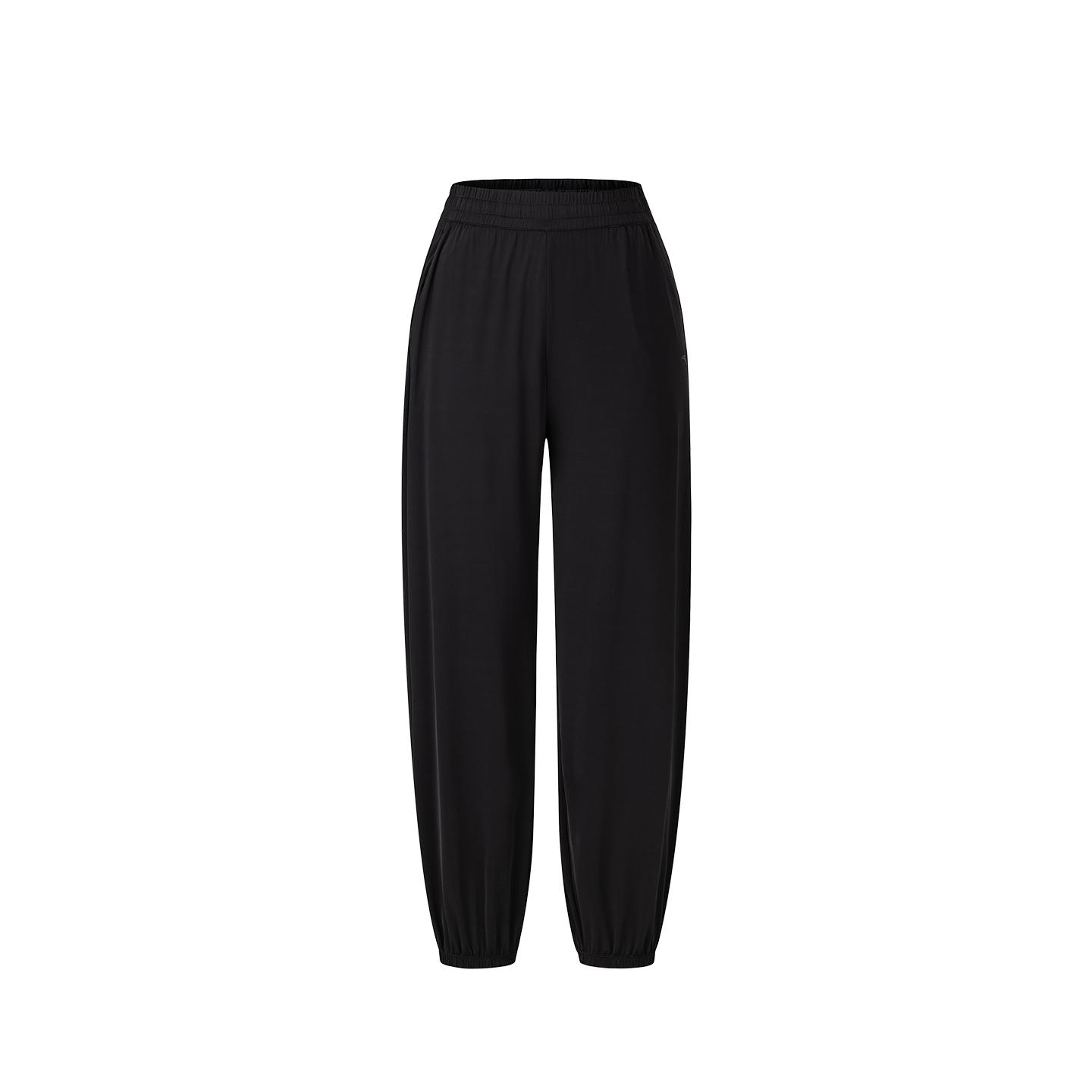 Anta Training Series Casual Long Pants Summer 2026 Knitted Sports Pants Women bottoms Basic-Black 962627305-3 XS