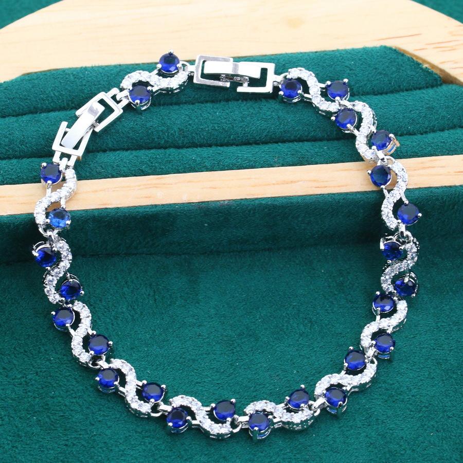 Luxe European and N Style Zircon Set Jewelry Earrings Rings Bracelets Necklaces Mothers Day Gifts