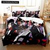 Set Biancheria da Letto Anime Black Butler Sebastian Ciel, Copripiumino Set Letto Coperta Federa, Dimensioni King Queen Twin Ragazzi Ragazze Adulti