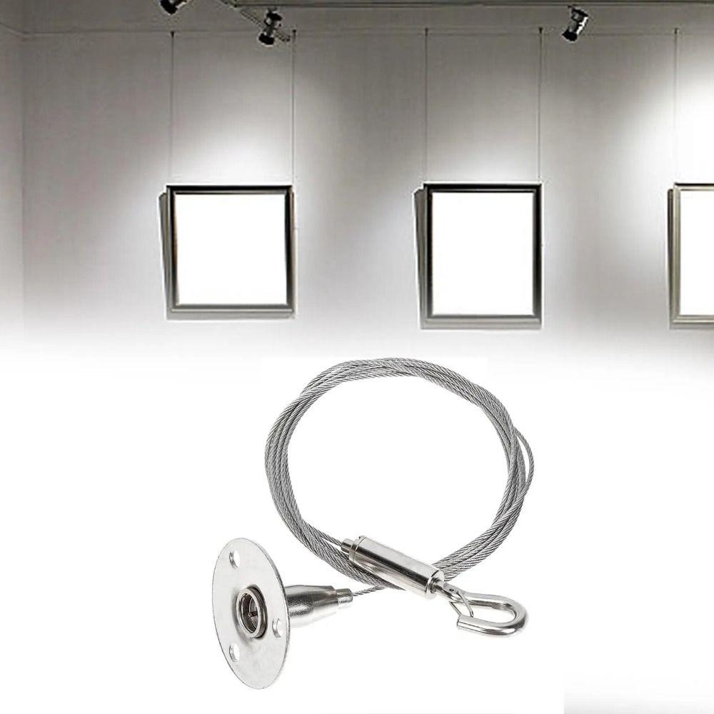 2Pcs Heavy Duty Picture Hanging Wire 1/2/3m Stainless Steel Cable Hanging Set  Photo Frame
