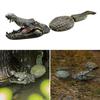 Floating Crocodile Decoy Eco-friendly Pond Floating Fake Crocodile Decoy Realistic Crocodile Pool