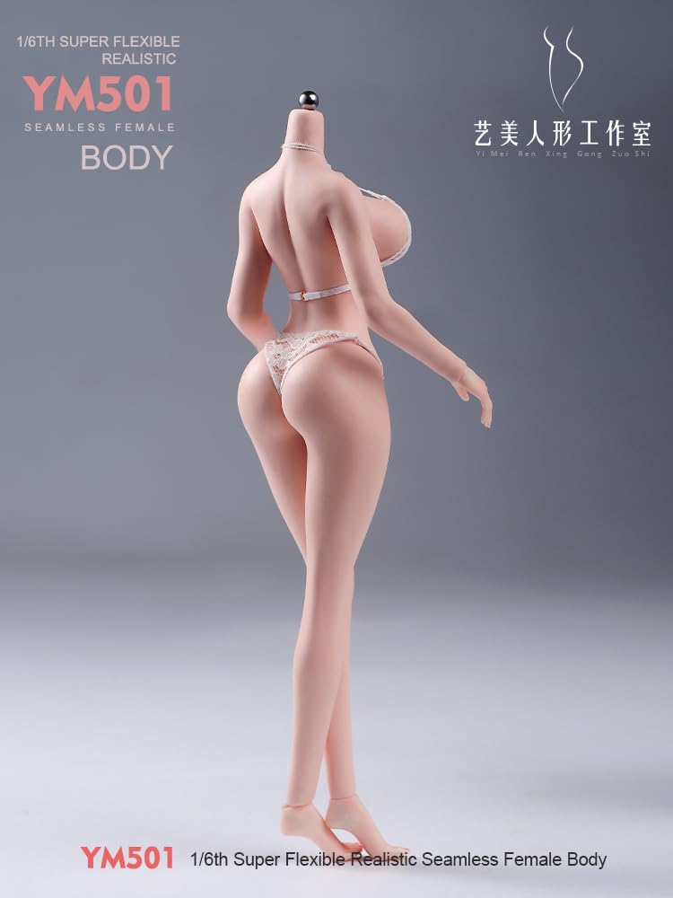 Toys Hobbies Scale Action Figure YIMEI YM501 Super Large Bust Platinum Silicone Beautiful Female Seamless Body with Physiological Parts Clothes and