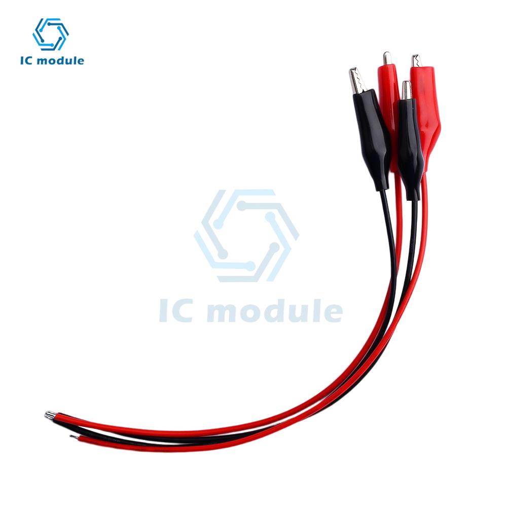 

Затискачі-крокодили Електричні дроти для DIY-тестування З єднувальні дроти Ізолятори затискачів для перевірки з єднання ланцюга Затискач-крокодил