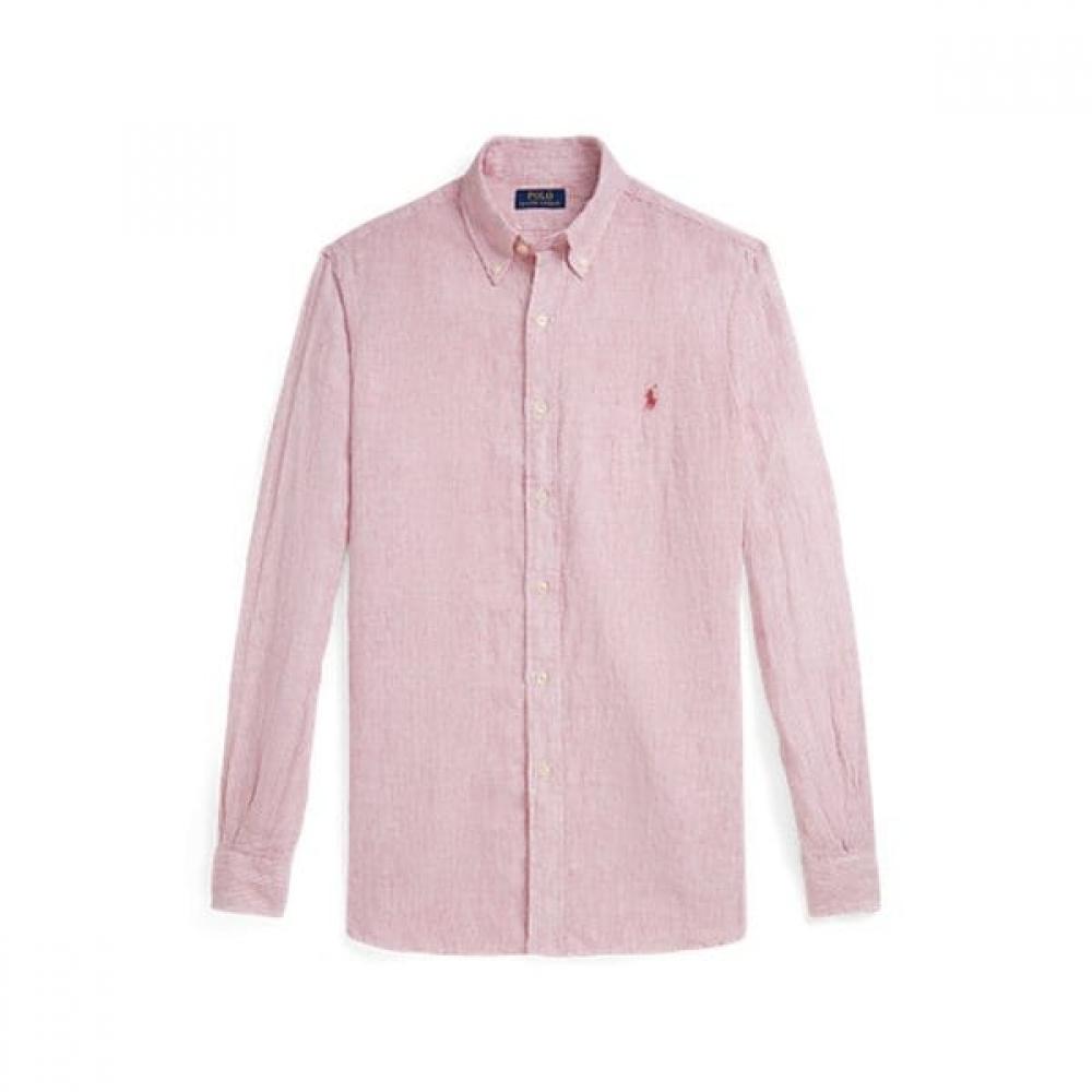 Polo Ralph Lauren Mens Classic Fit Striped Linen Shirt  Mnpowov16824411600