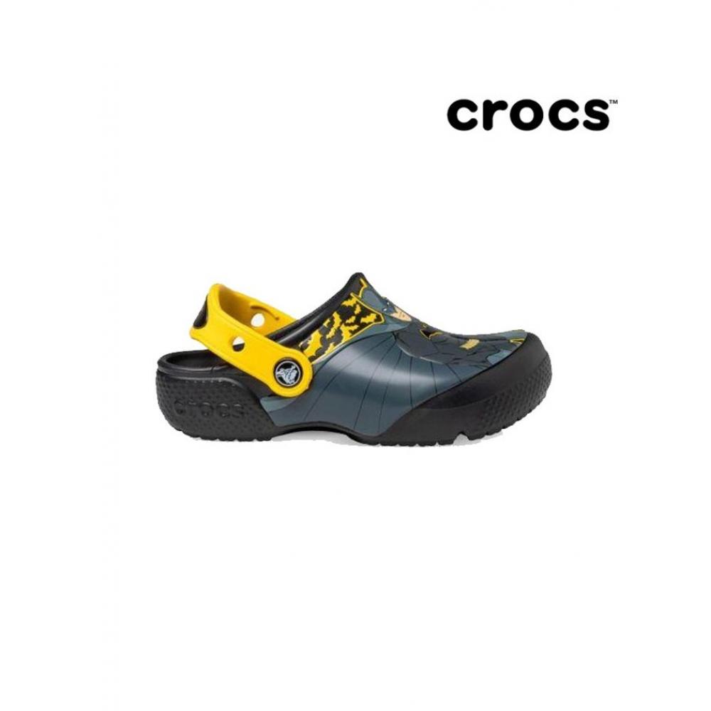 

Kids Crocspunwrap Iconic Batman Clogs Black 205514 001 C4115