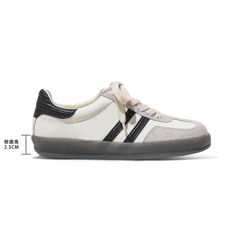 Strawberry Bear New Pink Casual Shoes Versatile Little White Shoes Inner Height Increase Retro Shoes Women's Shoes