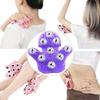 Palm Shaped Massage Glove 360-degree with 9 Metal Roller Body Massager Relieve Fatigue Acupoint Massage Massage Brush