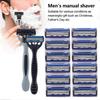 Manueller Rasierer für Herren Ergonomischer Griff für die Nassrasur Beschreibung: Name: Beschreibung für Herren: Produktname: Bedienungsanleitung für Herren