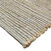 Woven and Braided Rug In Jute and Natural Cotton 160x230