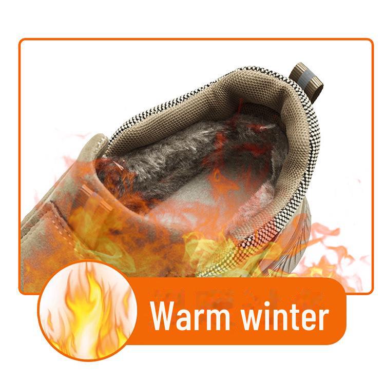 Pánské zimní zateplené pracovní boty: Prodyšná, Pohodlná, Trendy, Ležérní, Všestranná Venkovní Obuv