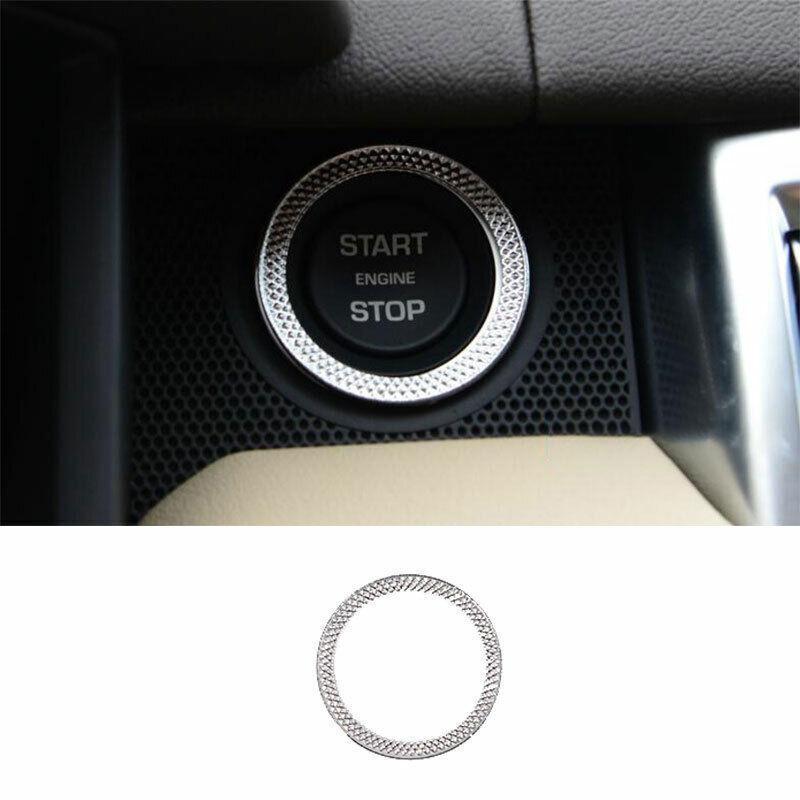 For Range Rover L405 Sport 13-17 Silver Ignition Switch Start Button Frame Trim