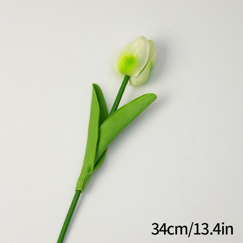 10/5Pcs Artificial Tulips Flower Real Touch Fake Faux Pu Tulips Flower Arrangement Wedding Bouquet Mother'S Day Gift Home Decor
