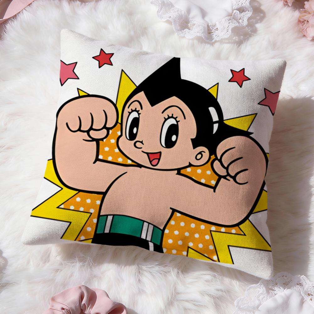 classic anime a-Astro Boy Cushion Cover Premium Comfort Reversible Pillow Cove -Two in One Design for Any Room & Car Interior