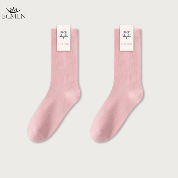 Damen Socken Herbst Winter Mittelrohr Baumwollsocken im Trend