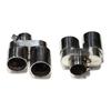 BMW 4 Series (G22) Quad Exhaust Pipe Mod: Stainless Steel & Black Carbon Fiber Tailpipes