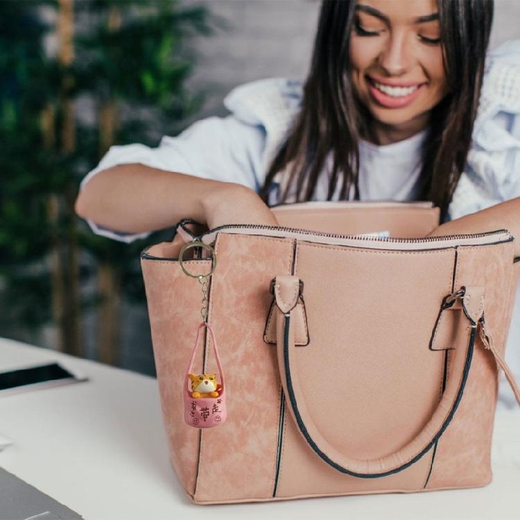 Lovely Kitten Keyring Creative Car Key Chain Pet Keychain Pendant Bag Charm Cartoon Cats Keychain Hanging Ornament