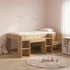 Kids Bed Frame with Storage Space Artisan Oak 80 x 160 cm